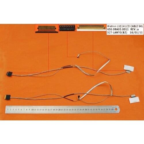 New Laptop Cable For LENOVO V110-14 V110-14isk LV114 PN: 450.08A05.0011 Screen LVDS Connector