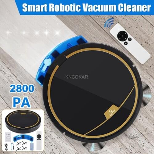 2800Pa Fully Automatic Robot Vacuum Cleaner Mopping and Sweeping Dual Mode Sweeping Robot Anti-dropping Vacuuming Robot