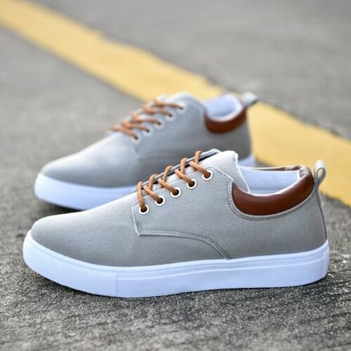 REETENE Casual Canvas Shoes For Men Spring Summer Driving Sneakers Men Shoes 2021 New Arrival Canvas Shoes Men Big Size 39-47