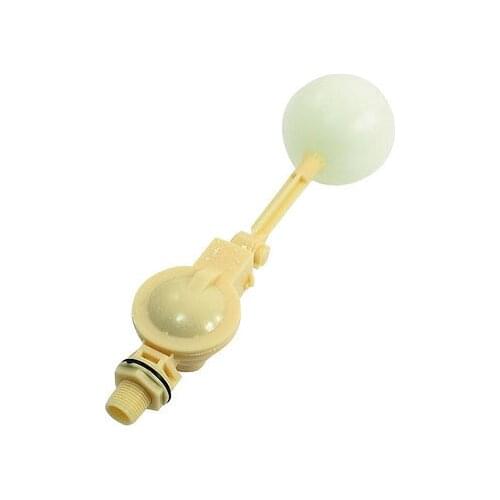 Pool Tank Liquid Water Level Adjustable Floating Ball Float Sensor Switch 1/2" PT Thread Diameter