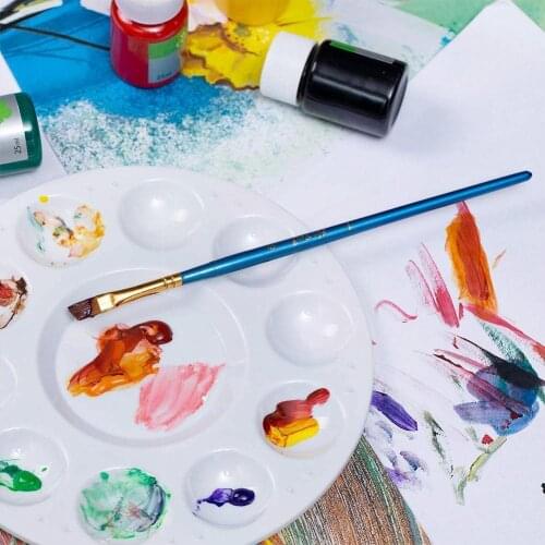 High Quality Plastic Palette Watercolor Painting Plate Color Mixing Tray Kids Drawing Learning W6P1