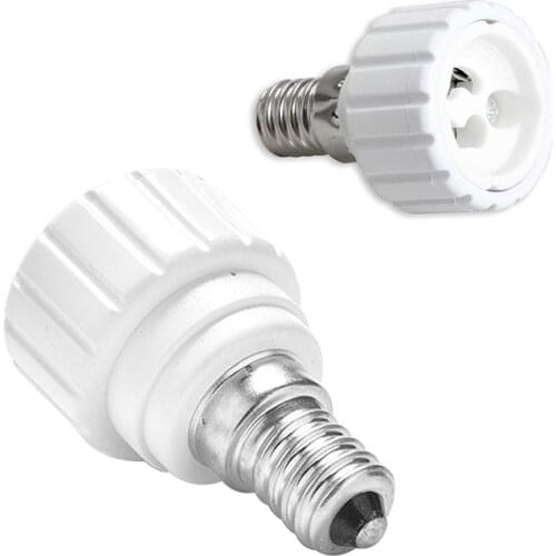 1PCS E14 To GU10 Bulb Lamp Base Light Bulb Adaptor Lamp Holder Converters Holder For LED CFL Light Bulb Lamp Holder Converters