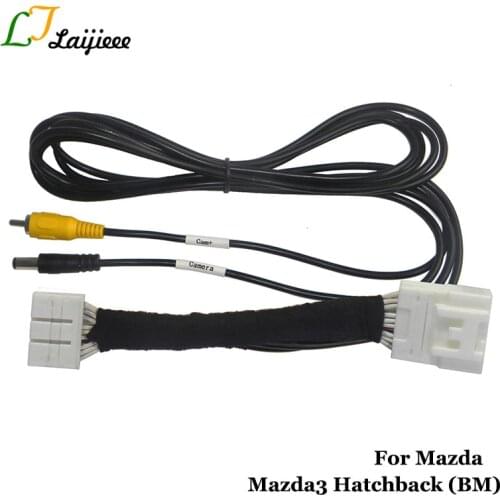 20 Pin Camera Connector C20 For Mazda 3 Mazda3 Hatchback BM BN Rear Backup Reverse Camera To OEM Screen Without Any Wire Job