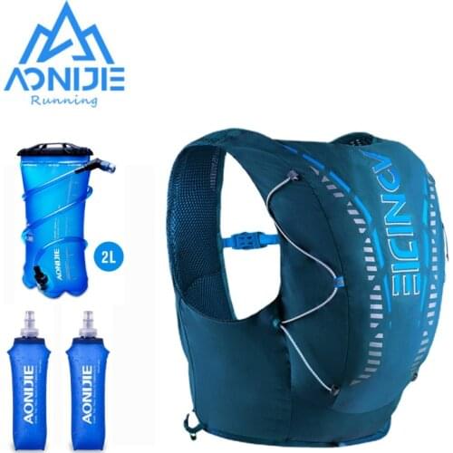 AONIJIE C962S Newest 12L Sports Off Road Backpack Running Hydration Bag Vest Soft For Hiking Trail Cycling Marathon Race 500ML