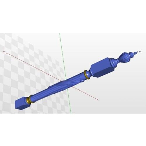 Church plates_column Full 3d model for cnc in STL file format Panno sleeping Statue