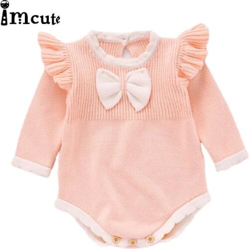 Imcute Knitted Bodysuits For Babies