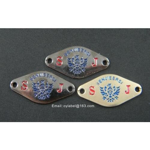 Custom made Garment labels metal labels /scarf label