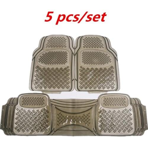 Transparent Waterproof Non-slip Environmental Protection Plastic PVC Soft Rubber Thick Wear-resistant Car Foot Mat Pad Universal