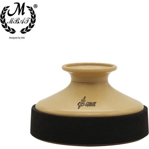 M MBAT Lightweight ABS Damper Mute Sax Silencer,Alto Saxophone Practice Silencer Saxophone Parts Woodwind Instrument Accessories