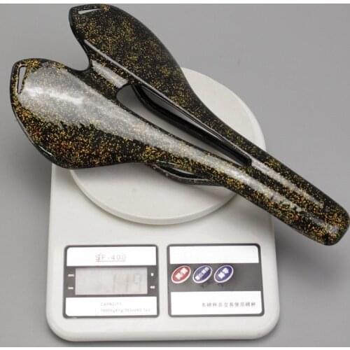 2019 The new / ultra light / road / mountain bike all carbon fiber seat / saddle / cushion /3K surface 270*143 /Flash cushion