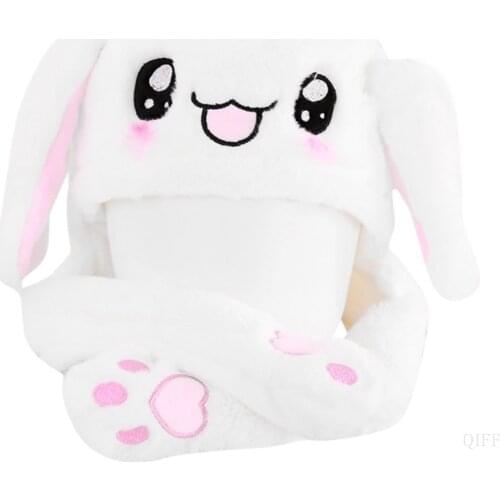 New Hot Novelty Magic Rabbit Hat With Moving Ear Plush Toy Gift Kids Toy Party Photo