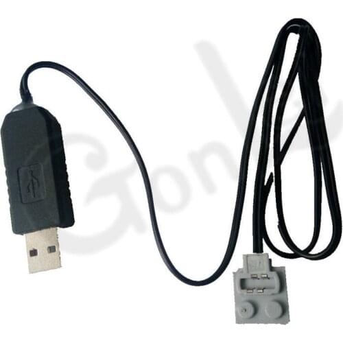 NEW 9686 Power Fuction Group Power USB Cabe 8883 Motor Power Supply cabe For logos train Carousel Ferris wheel 15039 15036 15012