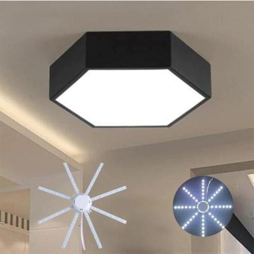 New LED Ceiling Lights for Room 24W 48 LED 220V Cold White Natural Light Lighting Fixture Energy-Saving Ring Patch Ceiling Lamp