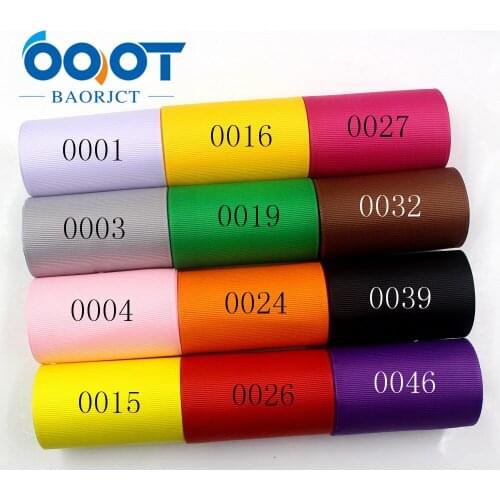 OOOT BAORJCT 181107-L75mm-1,75mm 10yards Solid Color Ribbons Thermal transfer Printed grosgrain,DIY Clothing handmade materials