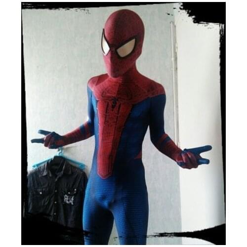 Amazing Superhero Costume Classe Halloween Cosplay Costume Spandex Fullbody Zentai Suit For Kids/Adult