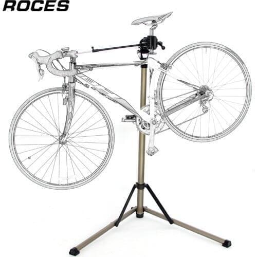 Adjustable Bicycle Repair Rack Professional Foldable Aluminum Alloy Bike Parking Stand Professional Bicycle Repair Tools Cycling