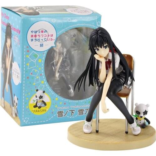 15cm My Teen Romantic Comedy Yukinoshita Yukino PVC Cartoon Figure Collection Model Toys Doll