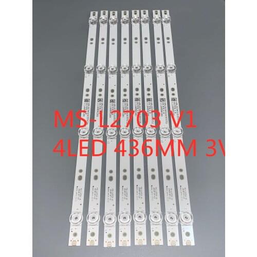 ORIGINAL quality light bar to maintain TV backlight MS-L2703 V1 3V 436MM 64ML200 A34 M196 H 2K 2.3.0449D9A12001