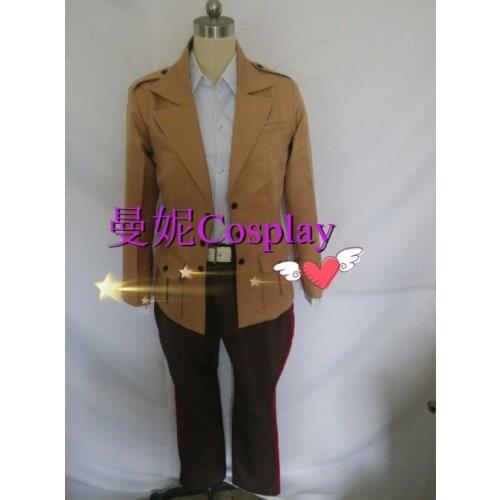 Axis Powers Hetalia APH Portugal Anime Custom Made Army Uniform Cosplay Costume