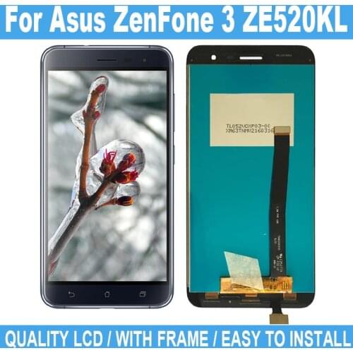 5.2" For Asus ZenFone 3 ZE520KL LCD Display Digitizer Touch Screen For ZE520KL ZenFone 3 Replacement Display Screen Parts+Tool
