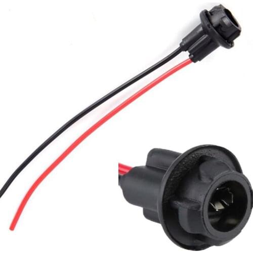 1 Pcs Rubber T10 Socket Connector Extansion Light Bulb Holder Extension Cord Automobiles Parts