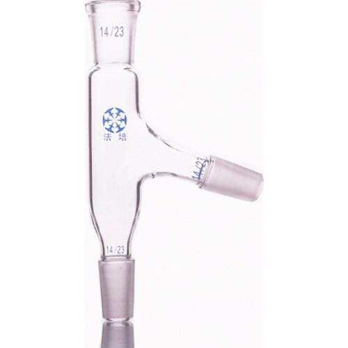 75 degree distillation head,Top ground mouth 14/23,Down joint 14/23,Side joint 14/23