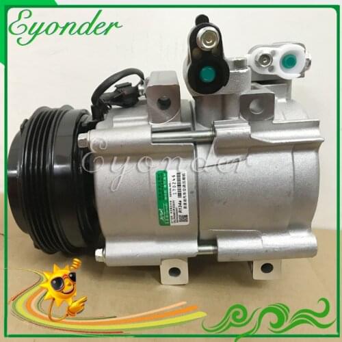 AC A/C Air Conditioning Compressor Cooling Pump with Pulley PV4 Clutch 4PK for Kia Sedona truck Space bus 3.5L 3.5 2005