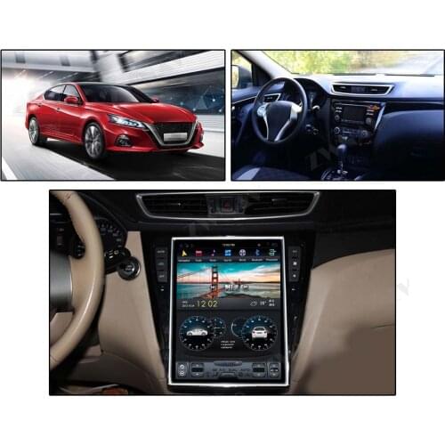 For Nissan Qashqai J11 Rogue X-TRAIL 2015 Radio Android Car Multimedia Player Tesla Screen PX6 Head unit GPS Navigation Audio