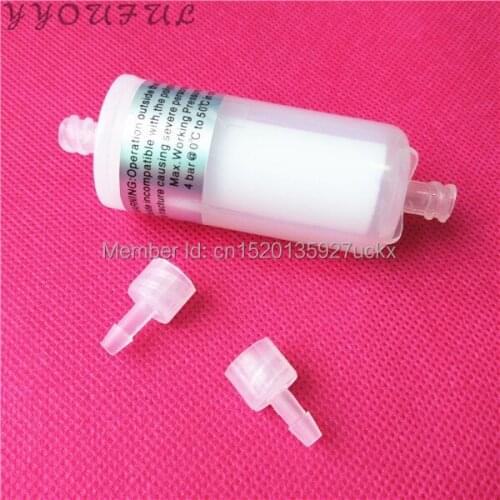 Free shipping 10pcs long Solvent Ink filter For Infinity, Liyu Myjet Allwin and other Large Format solvent Printer filter 6cm