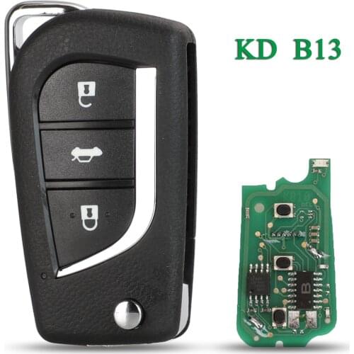 Bilchave 3 Buttons Original KD B13 B series Remotes Key Fob For KD900 MINI KD URG200 Programmer B Series Control Key