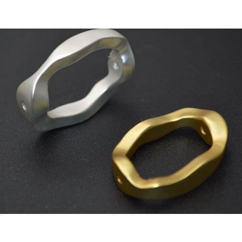 Big Oval Circle 1.5mm Big Hole For Jewelry Making Pendants Matt Gold Silver Plating Connectors DIY Jewelry Making Connection