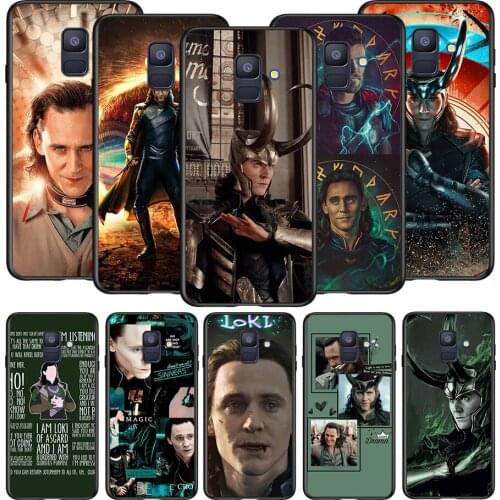 Avenger Loki For Samsung Galaxy A8 A9 A7 A750 A6 A5 A3 A6S A8S Star Plus 2016 2017 2018 Black Soft Phone Case