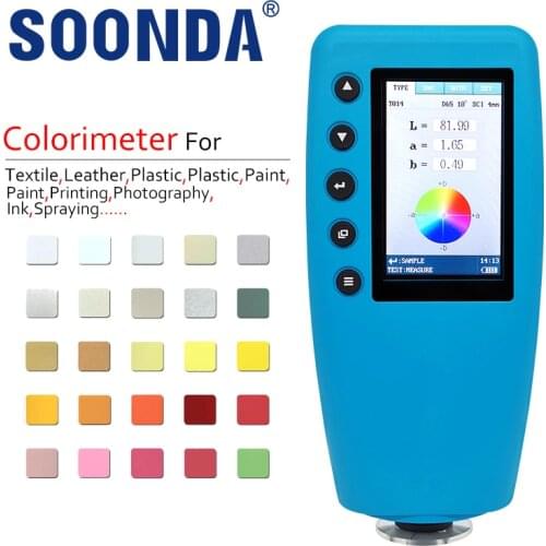 Colorimeter Plastic Paint Printing Dyeing Coating Textile Clothing Color Difference Control Analysis Detector Spectrophotometer