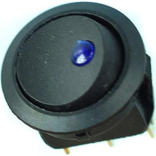 EE support 20PCS Four Colour Mixed Led Dot Light Switch 12V Car Auto Boat Round Rocker ON/OFF Toggle Switch