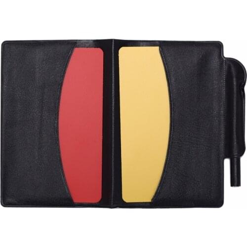 Soccer Referee Red Yellow Card Pencil Sports Notebook Personalized Sport Match Soccer Sheet Set Note Notebook