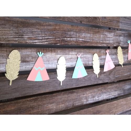 Wild one birthday banners baby shower buntings nursery room party garlands photobooth backdrops