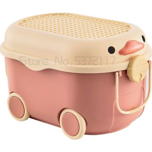 Toy storage box household finishing baby clothes large capacity plastic basket large childrens clothes storage box