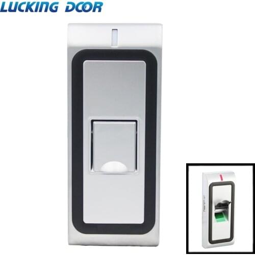 LUCKING DOOR Metal Biometrics Fingerprint Waterproof Access Control System 1000 Users RFID 125khz Reader Door Access Control
