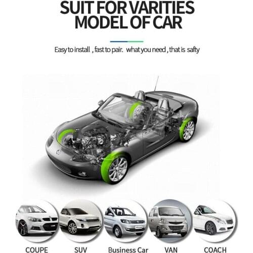 Tire Pressure Monitor TPMS Tire Pressure Monitor Tire Detector Pressure Tire Tire Monitoring External Built-in Pressure Car U2B5