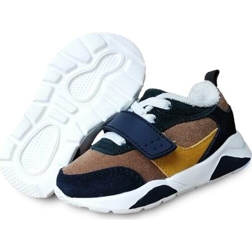 NEW 1pair Kid FASHION Genuine Leather Childrens Sneakers Boy Shoes, Cheap Sport Shoes