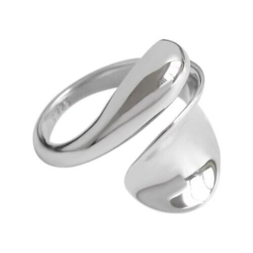 Original Design Popular Irregular Smooth Ring Simple Rings for Women Wedding Engagement Jewelry Gifts