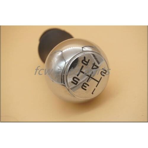 5 Speed Stainless Steel Manual Gear Shift Knob VTS Sports Lever HandBall For Peugeot 106 206 306 406 107 207 307 407 Triumph