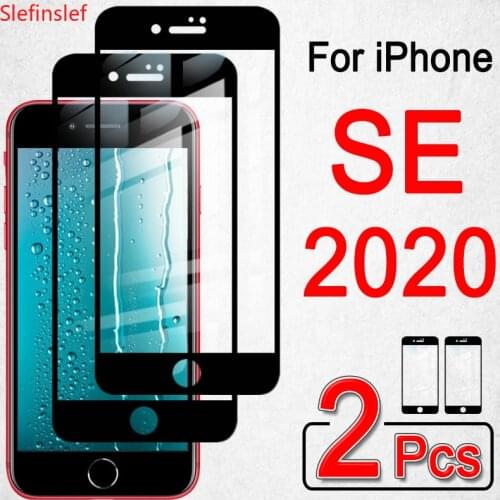 Phone case for iphone se 2020 cover iphonese applese se2020 screenprotector glas phonese ise s e protective armor bumper 2 pcs