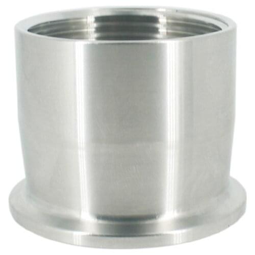 1" DN25 Sanitary Female Threaded Pipe Fittings with Ferrule Stainless Steel SS304 Tri Clamp Type