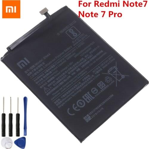 100% Original Replacement Battery For Xiaomi Redmi Note7 Note 7 Pro M1901F7C BN4A Genuine Phone Battery 4000mAh+ Free Tools