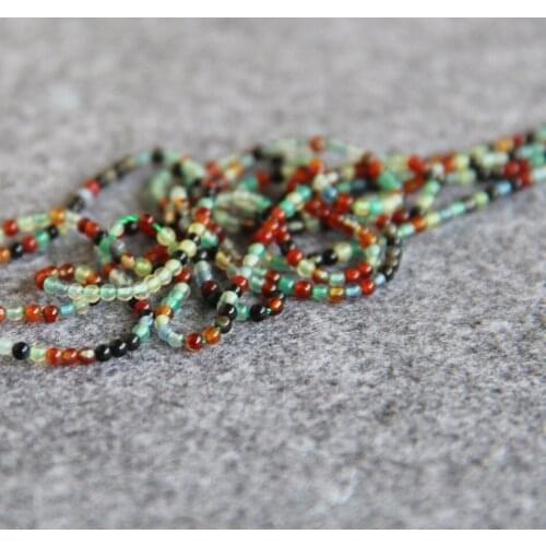 2mm Fashion New multicolor india Onyx beads Round chalcedony Loose stones 15" 2pc/lot Jewelry making design wholesale