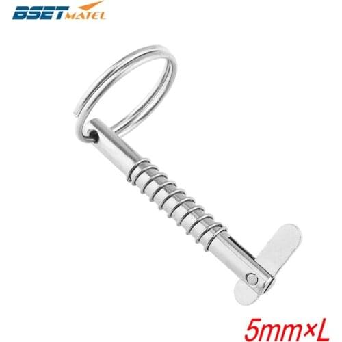 5mm BSET MATEL Marine Grade 316 Stainless Steel Quick Release Pin for Boat Bimini Top Deck Hinge Marine hardware Boat