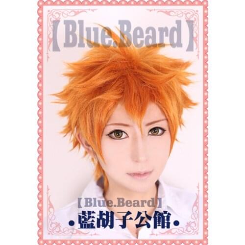 Anime Haikyuu!! Shoyo Hinata Cosplay Wig Short Orange Costume Play Wigs Halloween Party Haikiyu Men Women Short Wigs