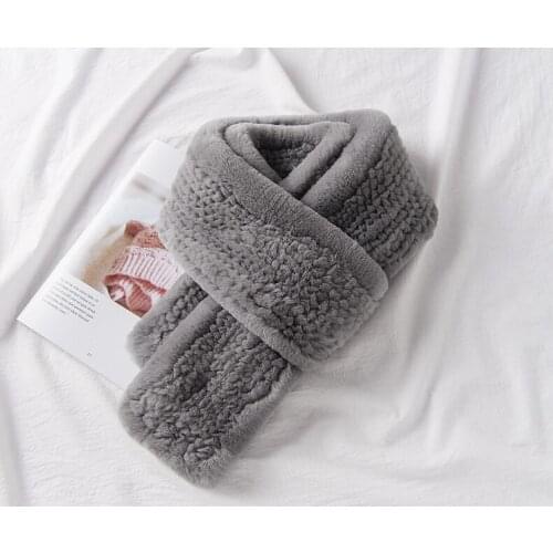 Free Shipping New Genuine Rex Rabbit Fur Scarf 8 Colors Knitted Fur Shawl Winter Real Fur Poncho Wholesale Retail OEM