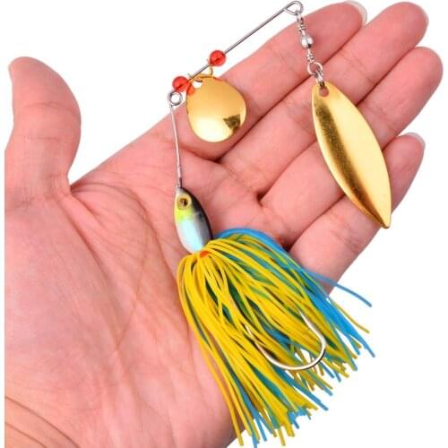 1pc 16g 17g 19g Spinner Fishing Lure Bait Spoon Bass Wobbler Spinnerbait Lures Tackle Barb Hooks Pesca Artificial Metal Sequins